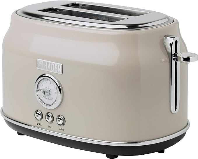 Haden DORSET 2 Slice, Wide Slot, Stainless Steel Retro Toaster with Adjustable Browning Control a... | Amazon (US)