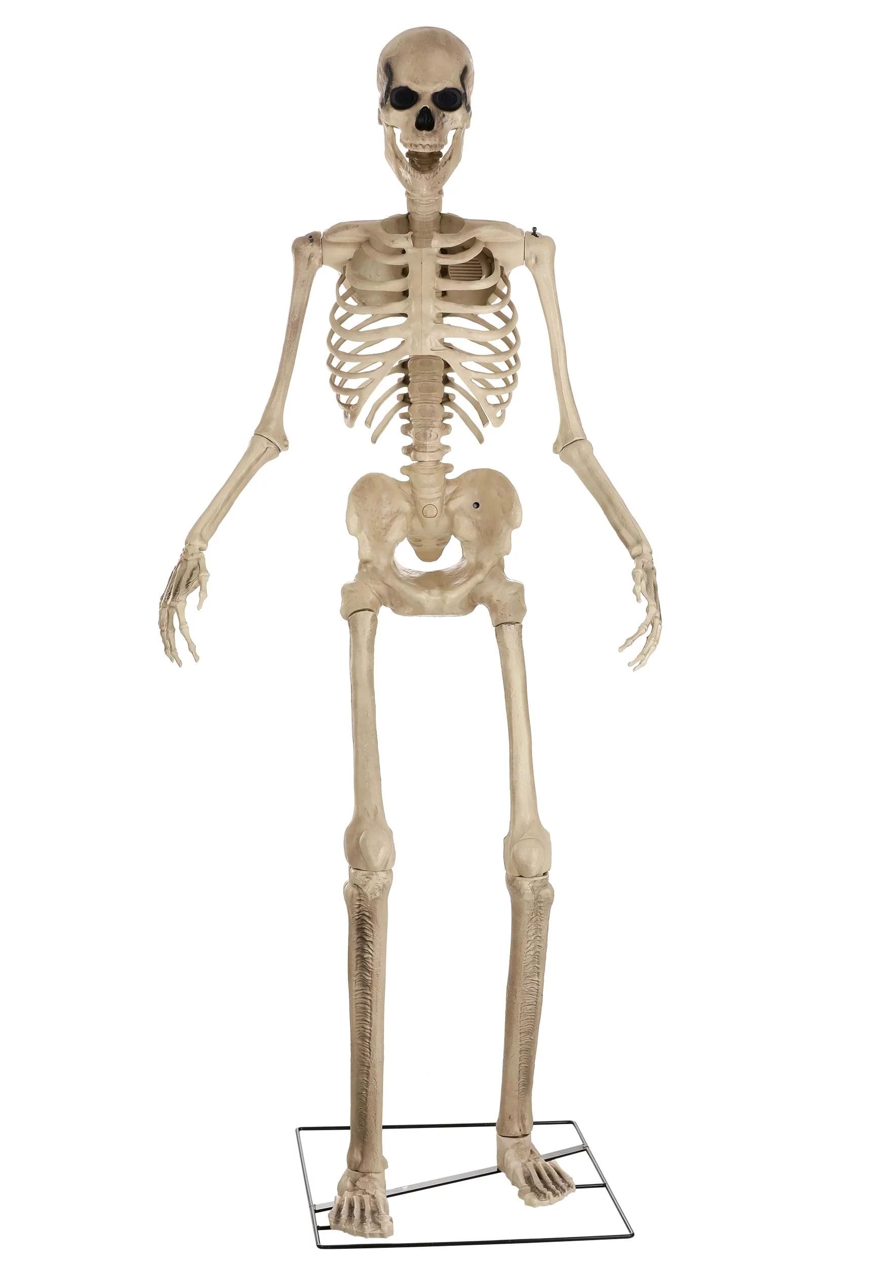 Animated 8 Foot Giant Skeleton Decoration | Walmart (US)