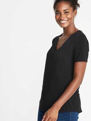Luxe V-Neck Tee for Women | Old Navy US