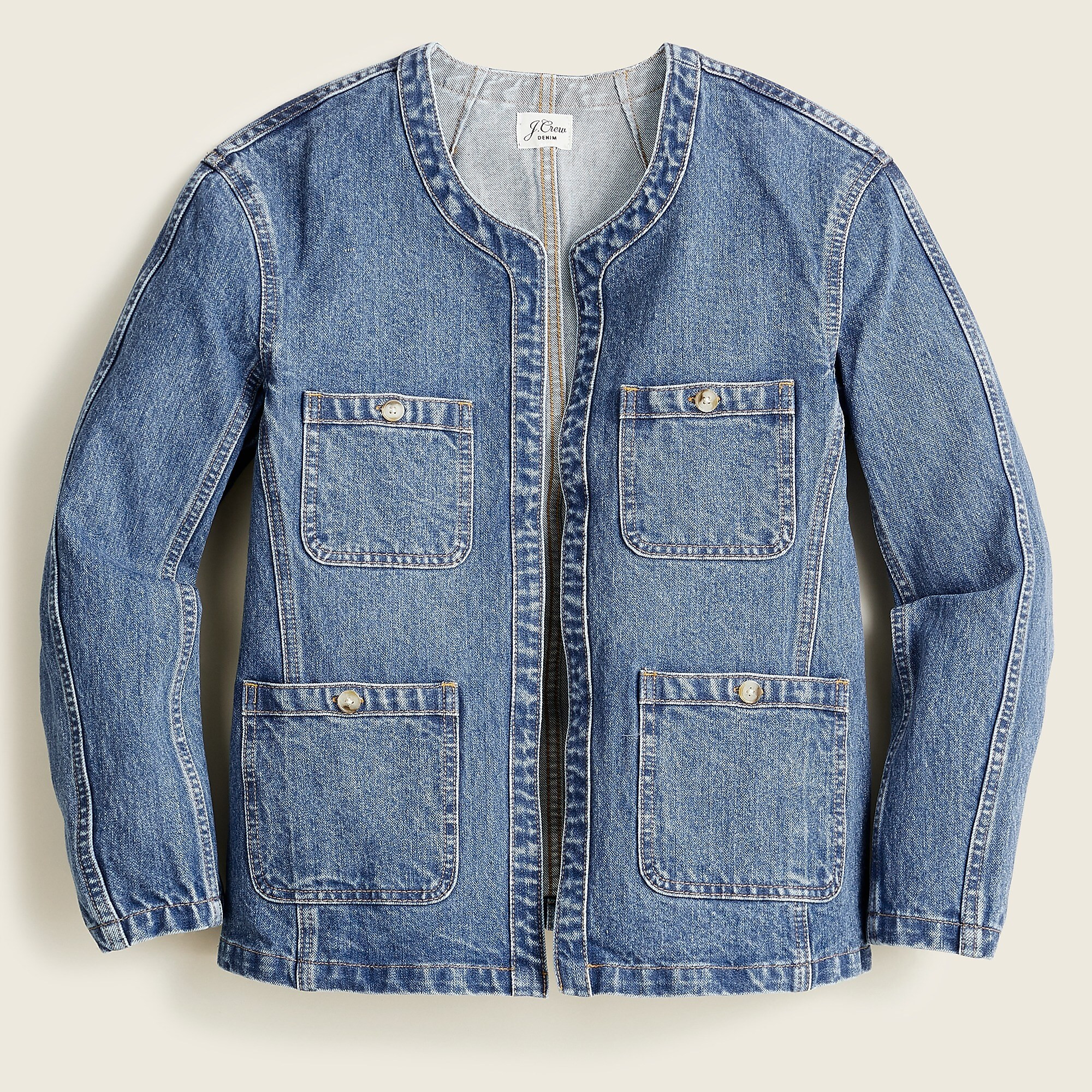 Simone relaxed denim jacket | J. Crew US