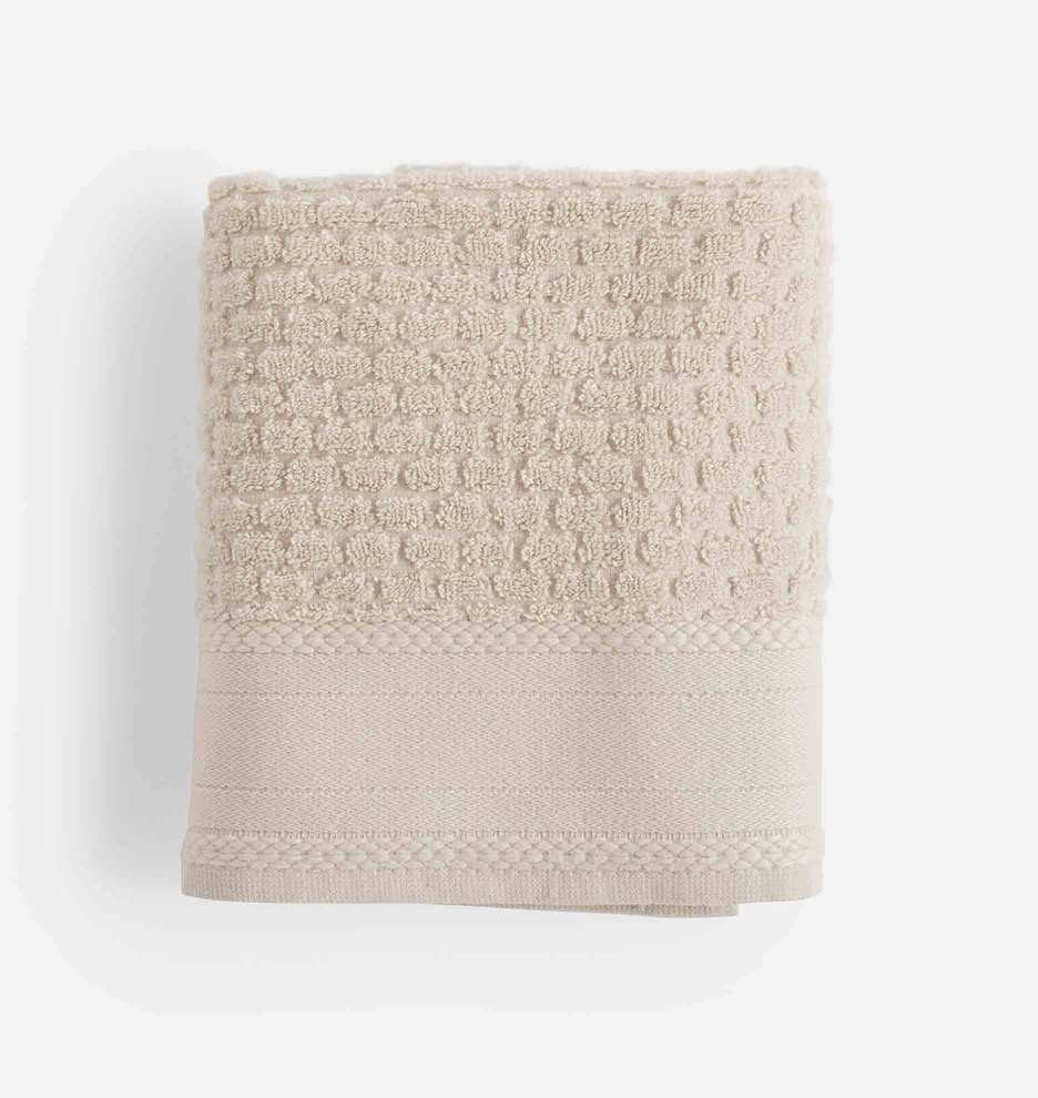 Organic 400-Gram Cotton Terry Dot Towels | Rejuvenation