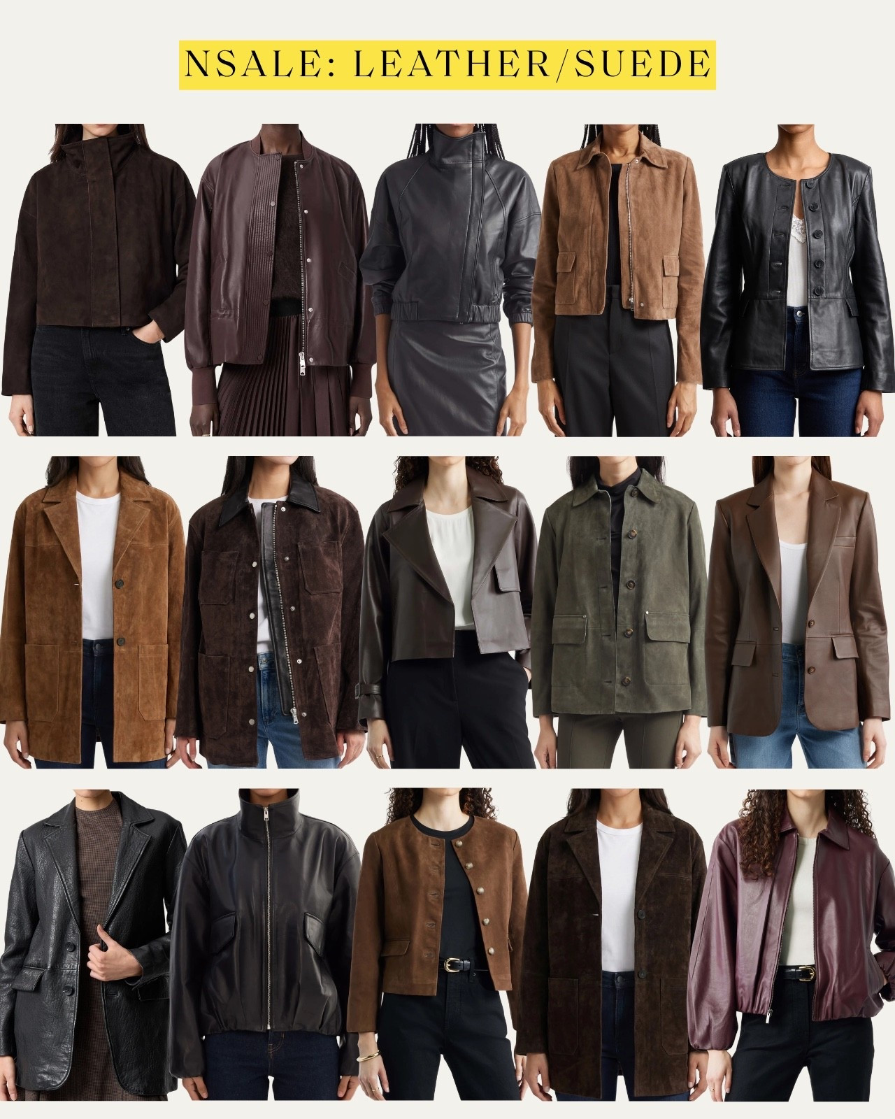 NSALE Nordstrom Anniversary Sale leather jackets suede jackets

#LTKSaleAlert #LTKSeasonal