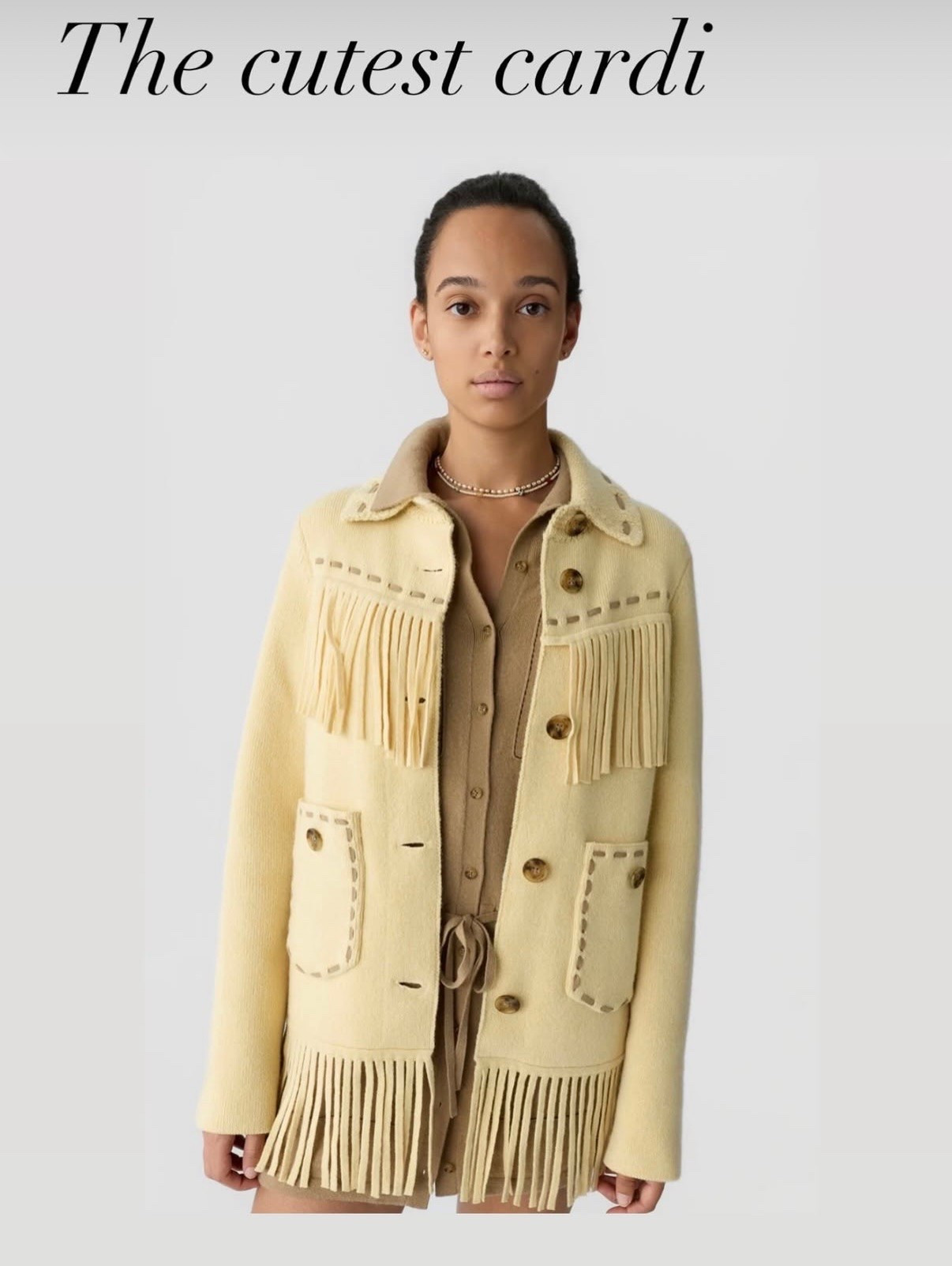 The cutest fall cardigan 💛