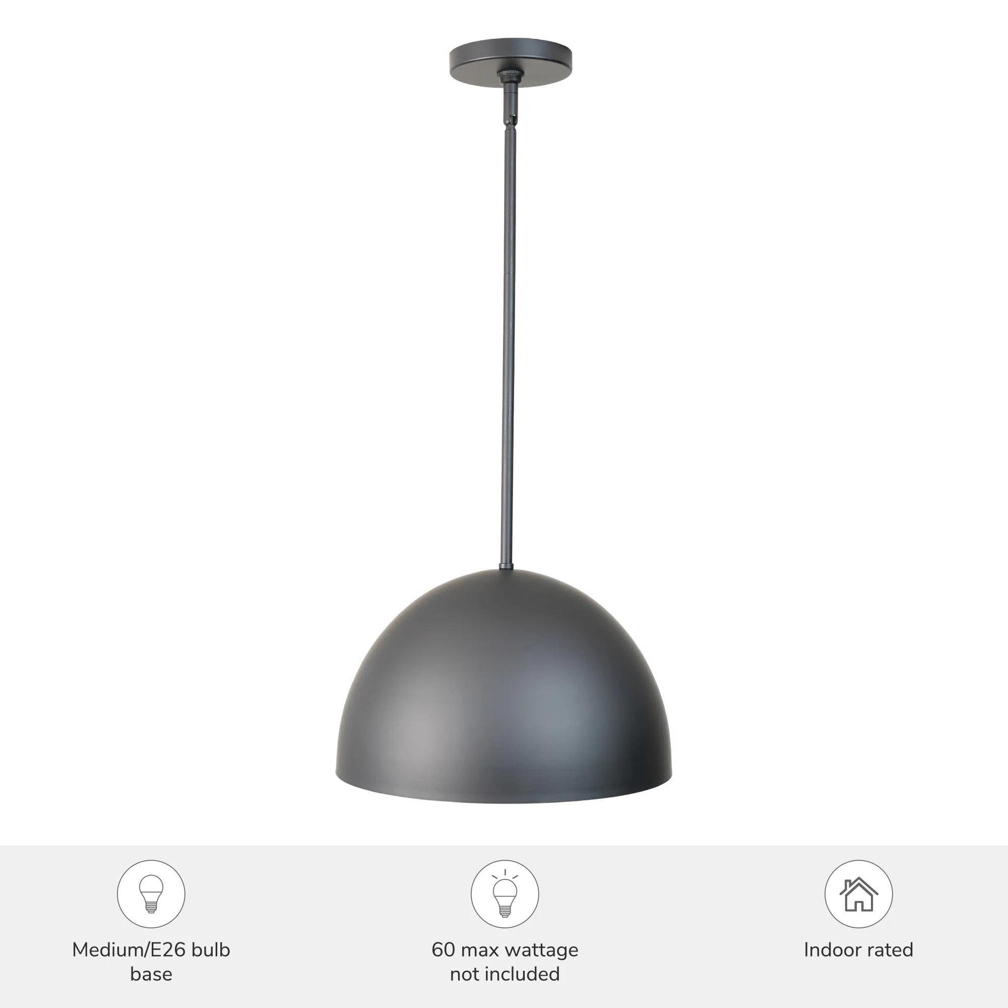Hunter Erling 1-Light Medium Pendant - Kitchen, Dining Room, Entry - Modern, Transitional | Bed Bath & Beyond