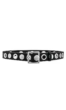 L'Academie Eyelet Belt in Black from Revolve.com | Revolve Clothing (Global)