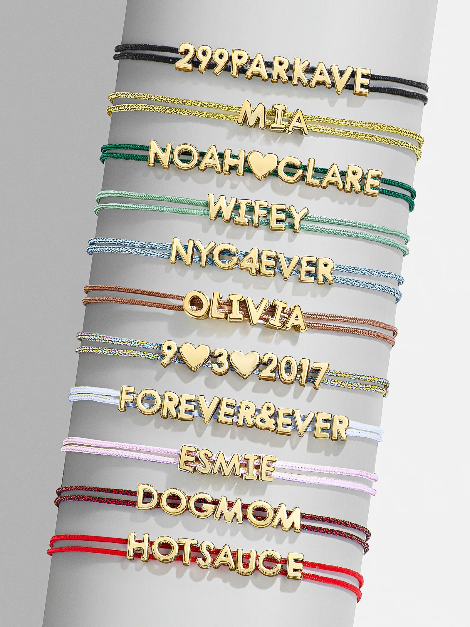 Custom Cord Bracelet | BaubleBar (US)