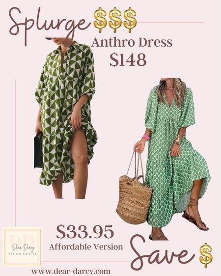 Save or Splurge

This beautiful Anthro dress $148 
Or this cute  save similar look… $33.95

Great wedding guest dress for garden party, graduation, Mother’s Day brunch


#LTKwedding #LTKstyletip #LTKfindsunder50