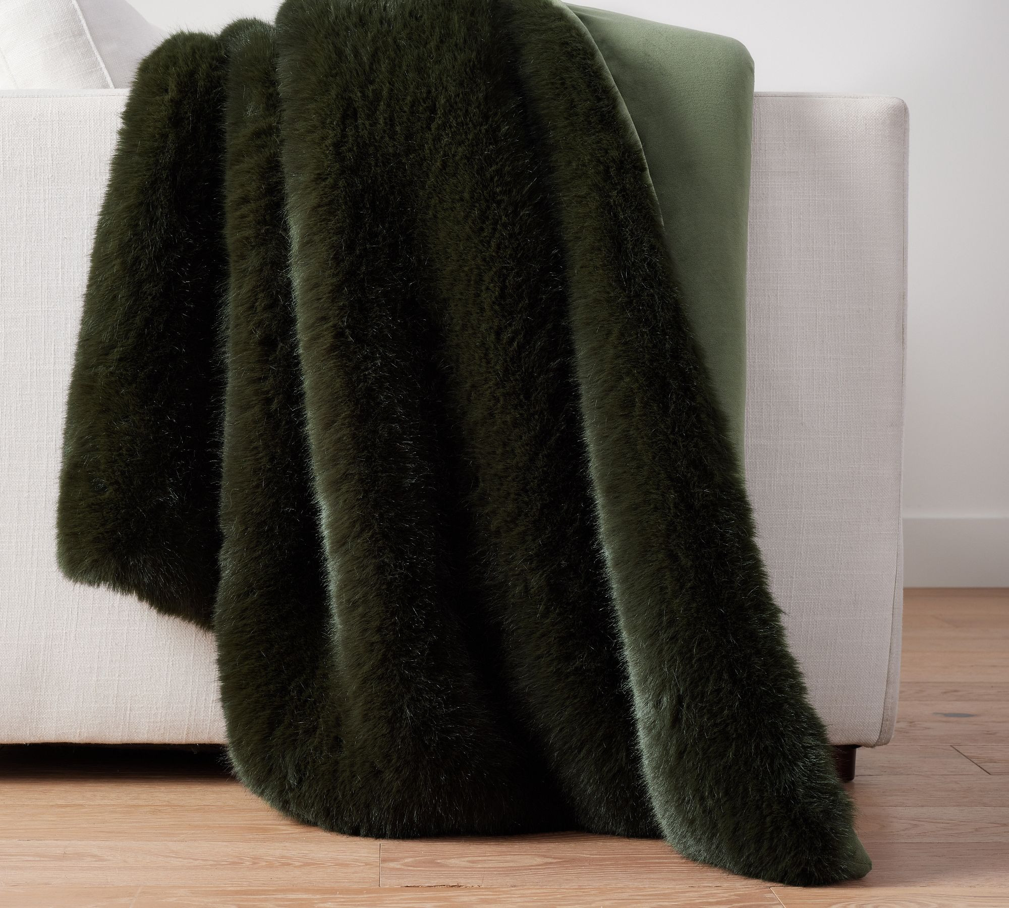 Faux Fur Mink Throw | Pottery Barn (US)