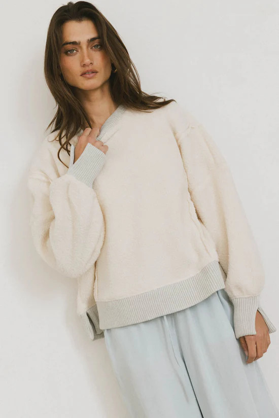 Gracyn Sherpa Crewneck - FINAL SALE | Böhme US