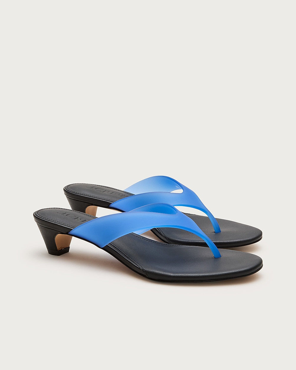 Jelly kitten-heel sandals | J. Crew US