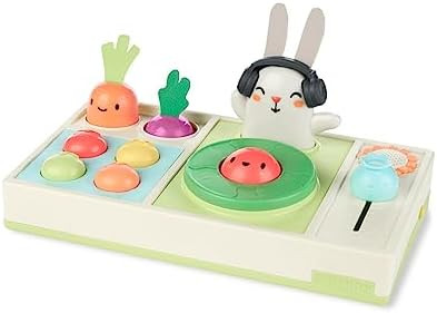 Skip Hop Baby Musical DJ Set Toy with Lights, Songs, Sound Effects, and Soft Textures, Farmstand ... | Amazon (US)