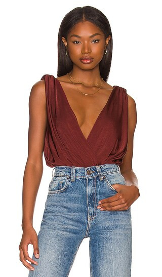 Night Owl Bodysuit in Nutmeg | Revolve Clothing (Global)