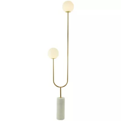 Monroe Lane Contemporary Marble Floor Lamp | Belk