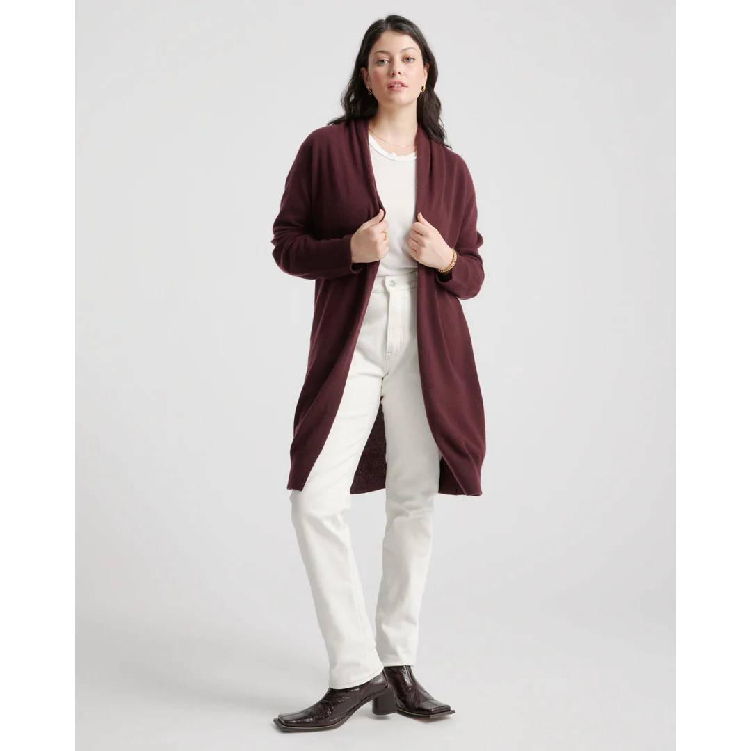 Mongolian Cashmere Duster Cardigan Sweater | Quince