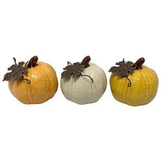 Assorted 3.5" Ceramic Pumpkin Tabletop Accent by Ashland® | Michaels Stores