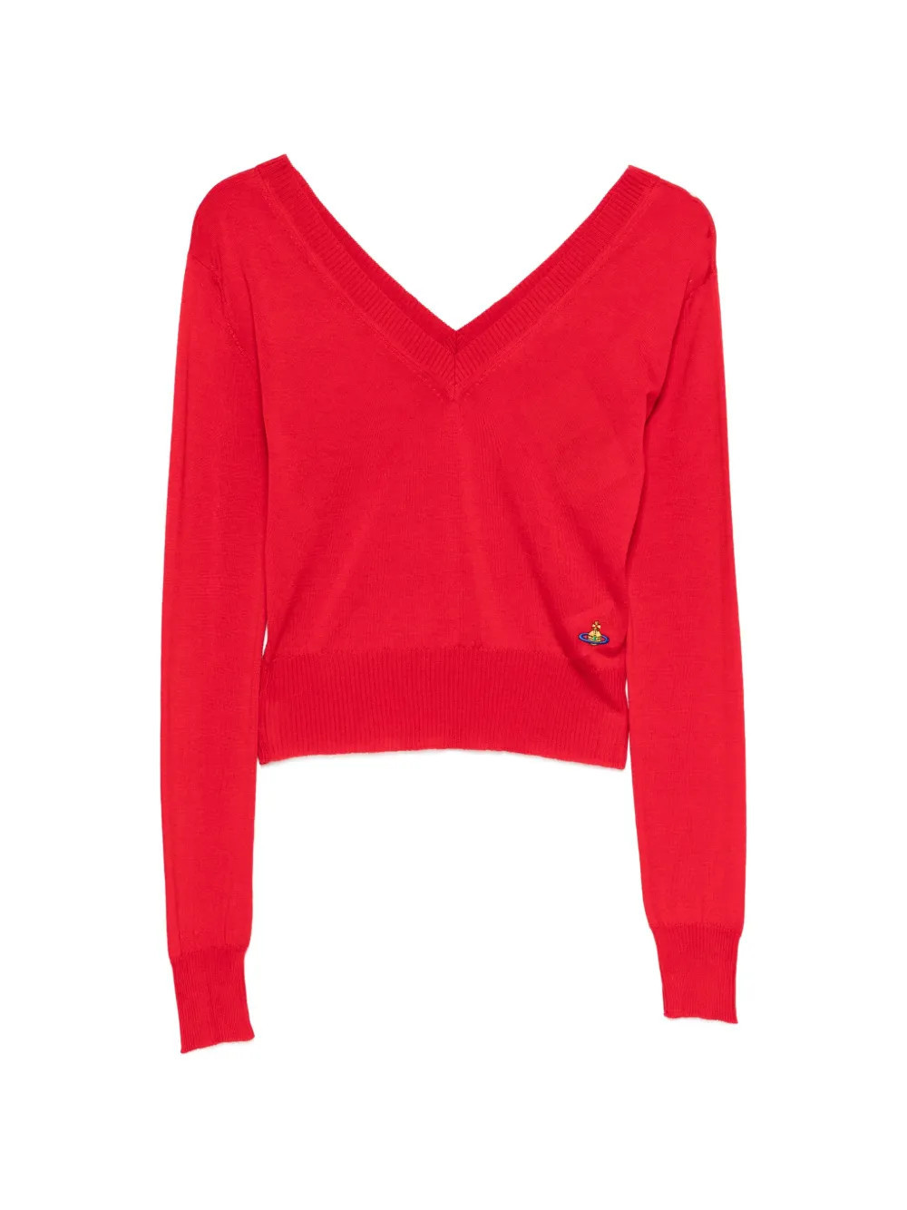 Vivienne Westwood V-neck sweater - Red | Farfetch Global
