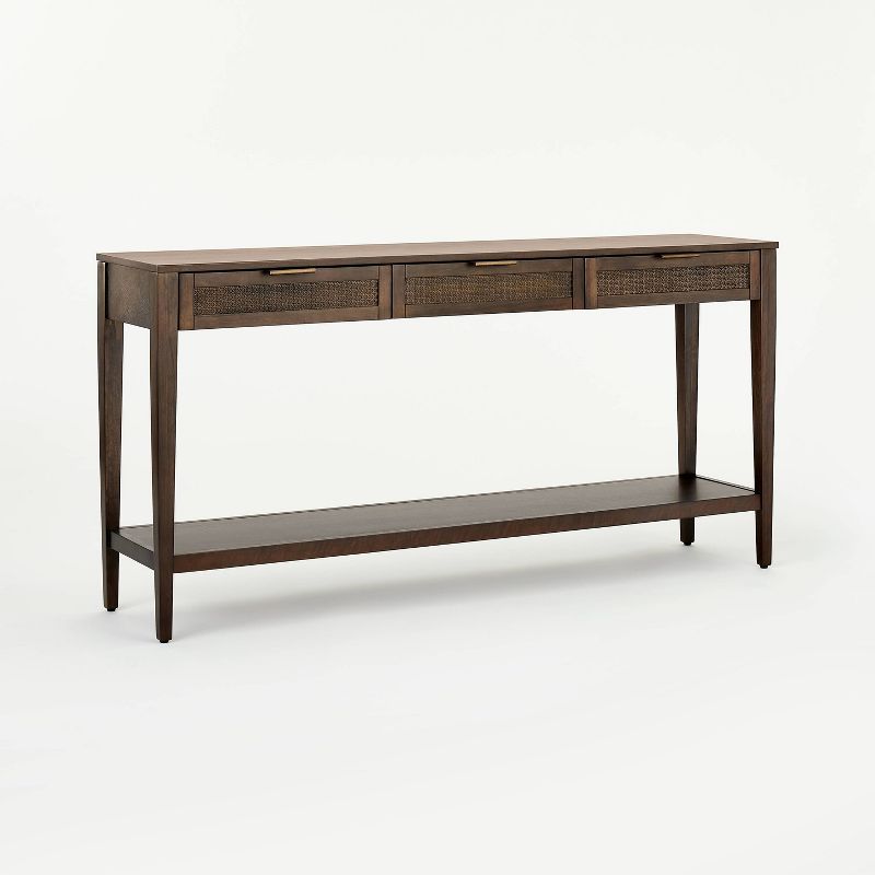 East Bluff Woven Drawer Console Brown - Threshold&#8482; designed with Studio McGee | Target
