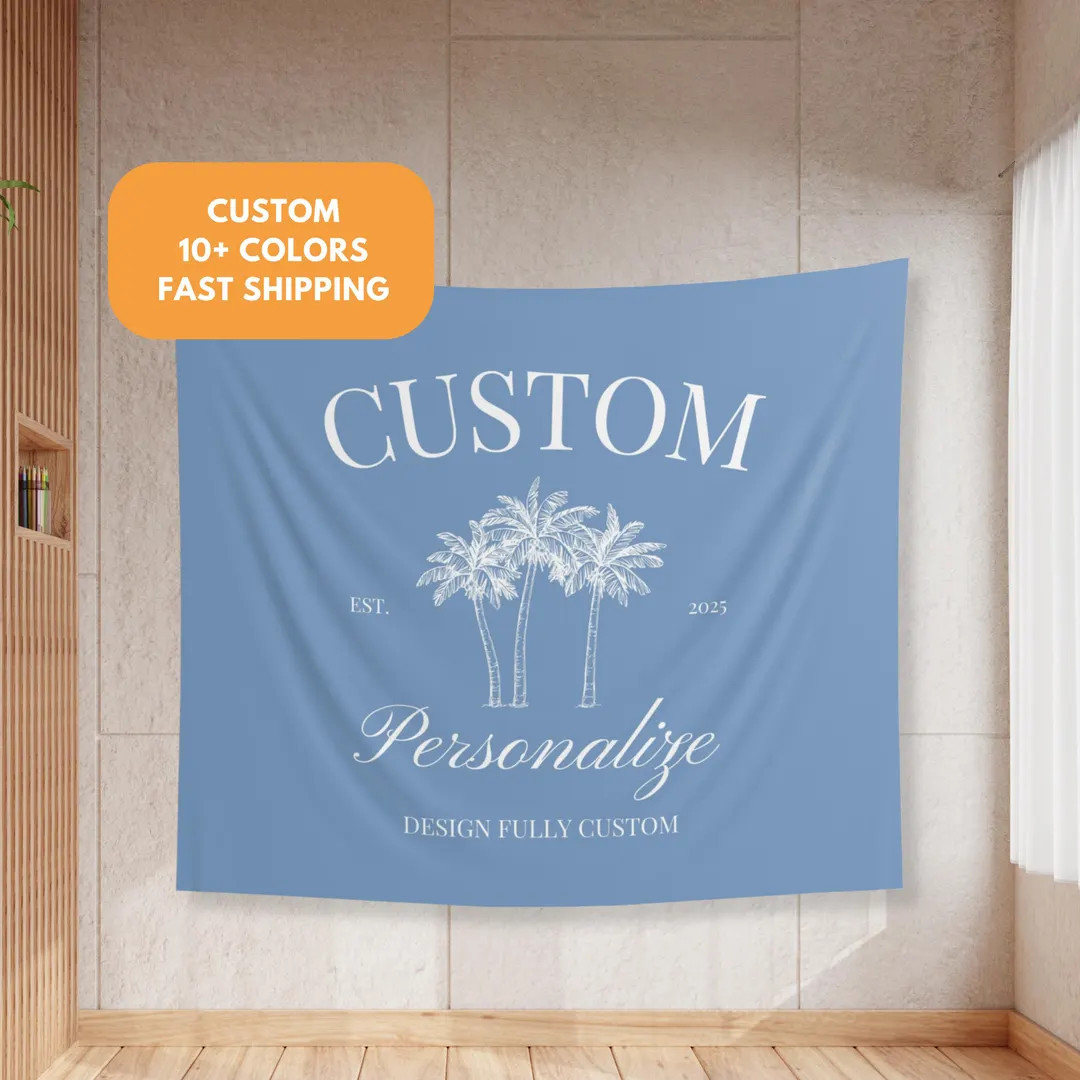 Custom Bachelorette Party Tapestry, Personalized Bachelorette Banner, Photo Backdrop, Fabric Enga... | Etsy (US)
