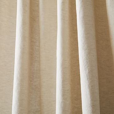European Flax Linen Curtain - Natural | West Elm (US)