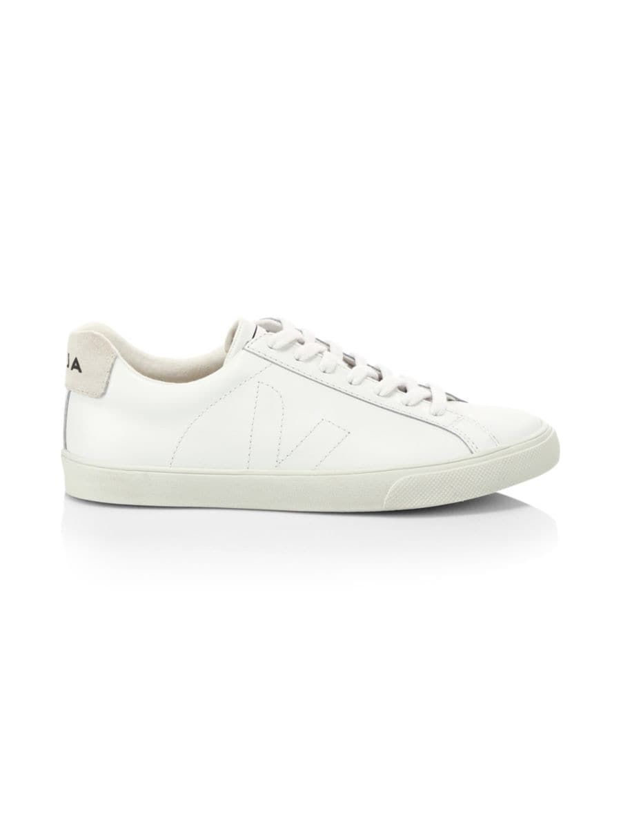 Esplar Stitched Logo Leather Low-Top Sneakers | Saks Fifth Avenue