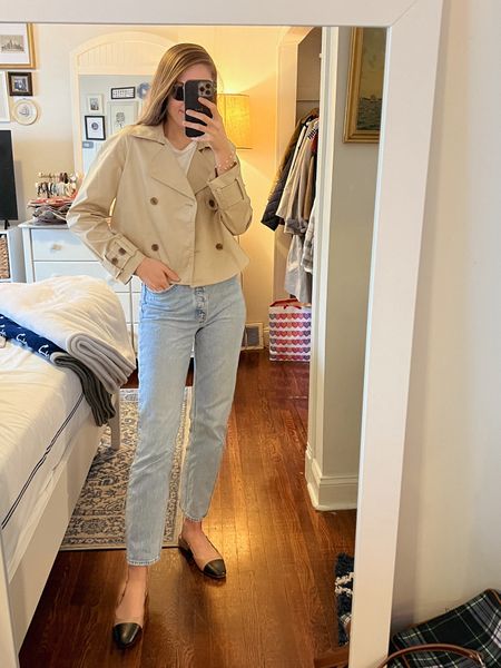 Cropped trench coat? ✅ Cute flats? ✅ Ready for spring 😎 Use code VIP @macys for an extra 10-30% off select styles now-4/3 ✨ Shop my ‘fit through link in bio 🌸
#springmusthaves #iworkatmacys #macysstylecrew @macysstylecrew 

#springfashion #macys #trenchcoat #flats #springshoes #pearls #preppystyle #classicstyle #preppyfashion #springoutfit #outfit #ootd #springstyle #stevemadden #springsale #salealert

#LTKworkwear #LTKfindsunder50 #LTKshoecrush