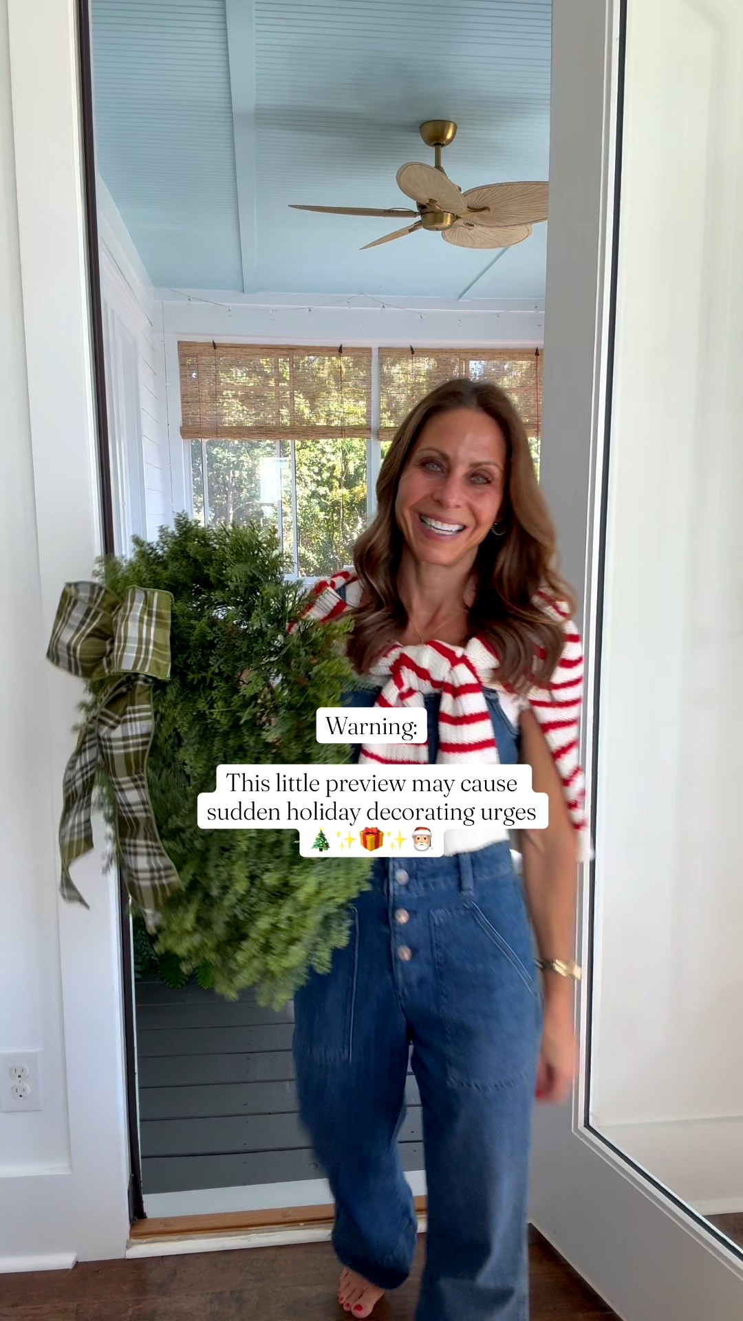 I can’t believe we’re just 2 months away! 🎄🎁✨ Our dining room is complete thanks to pieces @birchlane - From classic greenery to our new scalloped jute rug that added instant warmth, I love how it turned out! 
#birchlanepartner
#mybirchlane

#LTKSeasonal