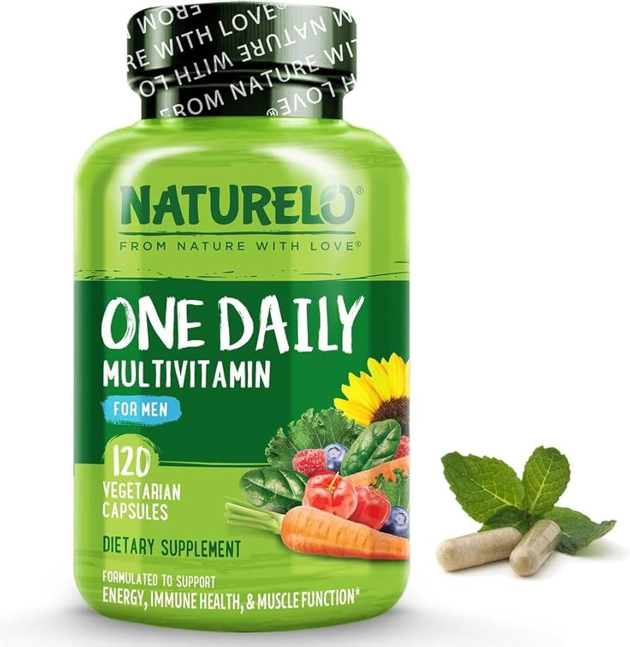 NATURELO Men’s Multivitamin Easy One a Day | 120 Vegan Capsules (4 Month Supply) | 29 Essential... | Amazon (UK)