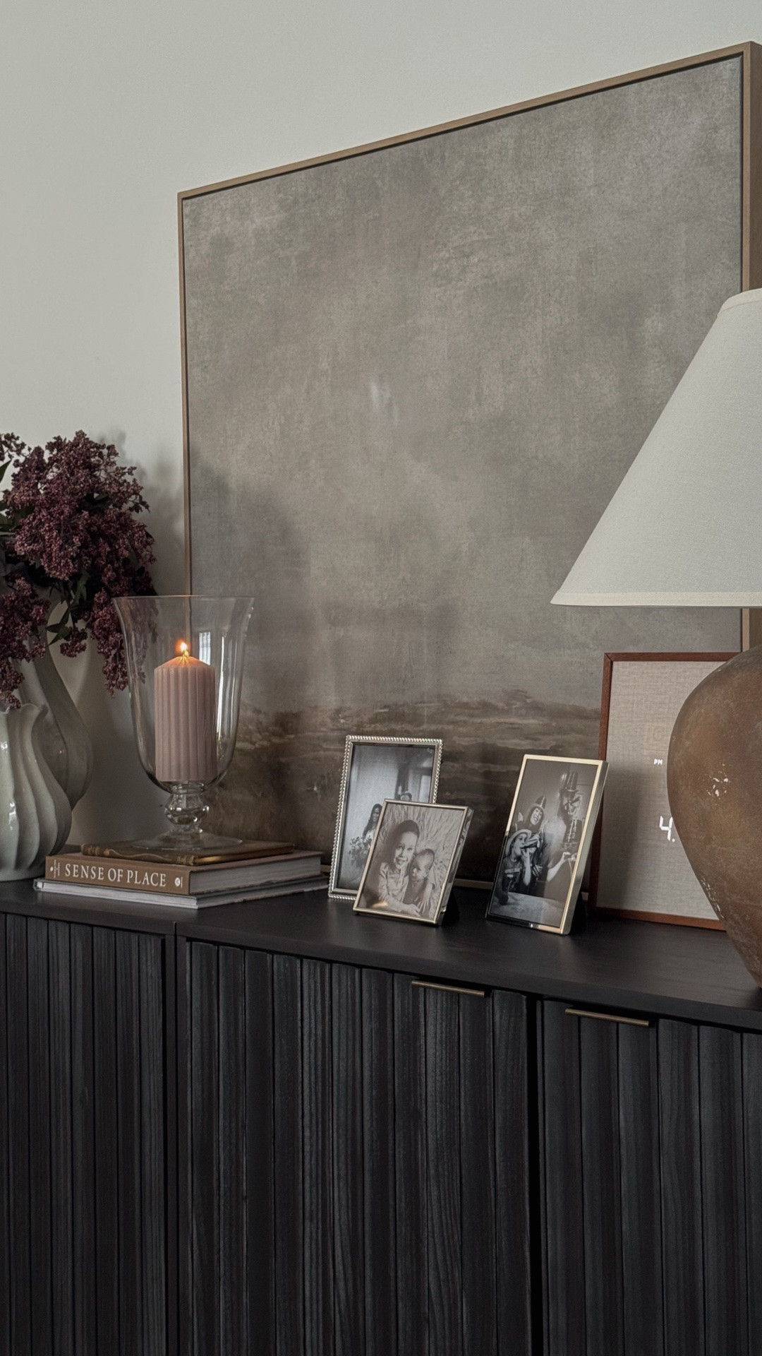 Fall decor, false stems, entryway decor, living room decor, sideboard styling, console table styling, sideboard decor, silver decor, table lamp, canvas wall art

#LTKHome