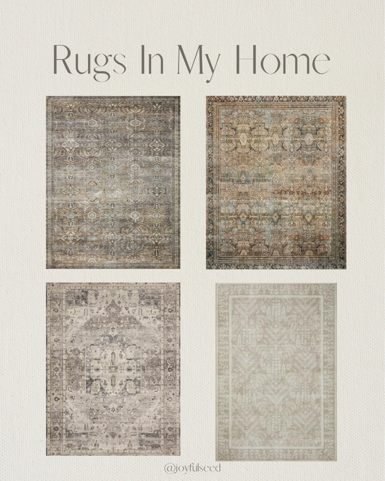 Rugs in my home all available for free shipping and return from Amazon! 

#neutralrugs #loloirugs #amazonhome #livingroomdesign

#LTKhome