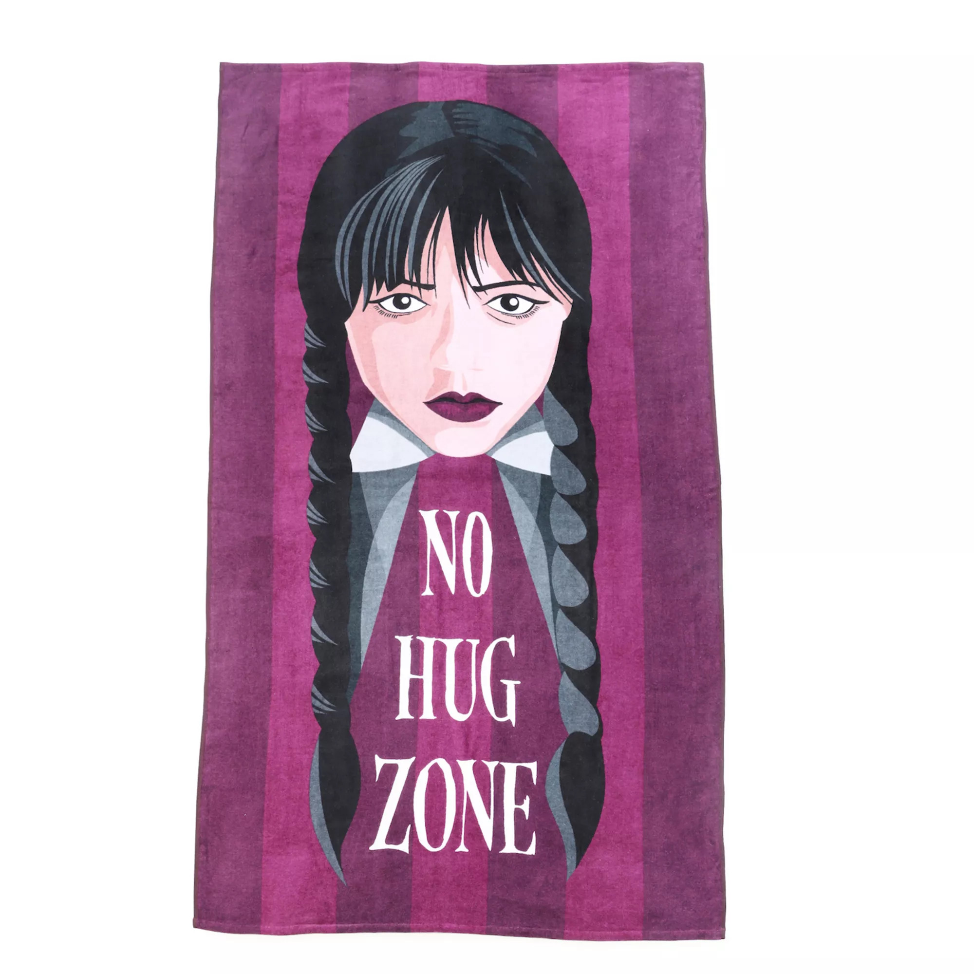 Wednesday No Hug Zone Beach Towel | Kohl's