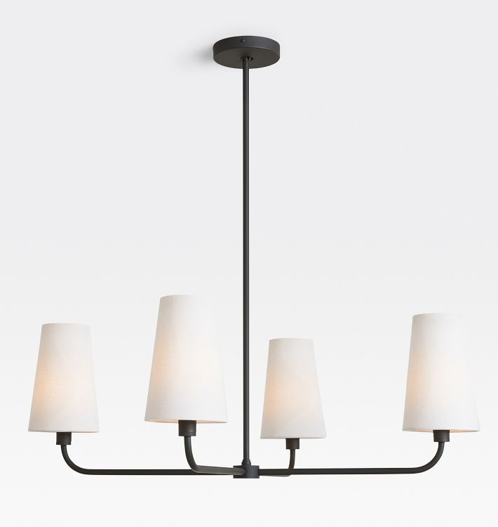 Ansel 34" 4-Light Chandelier | Rejuvenation