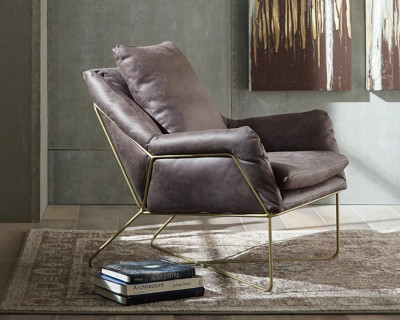Crosshaven Accent Chair, Dark Gray | Ashley
