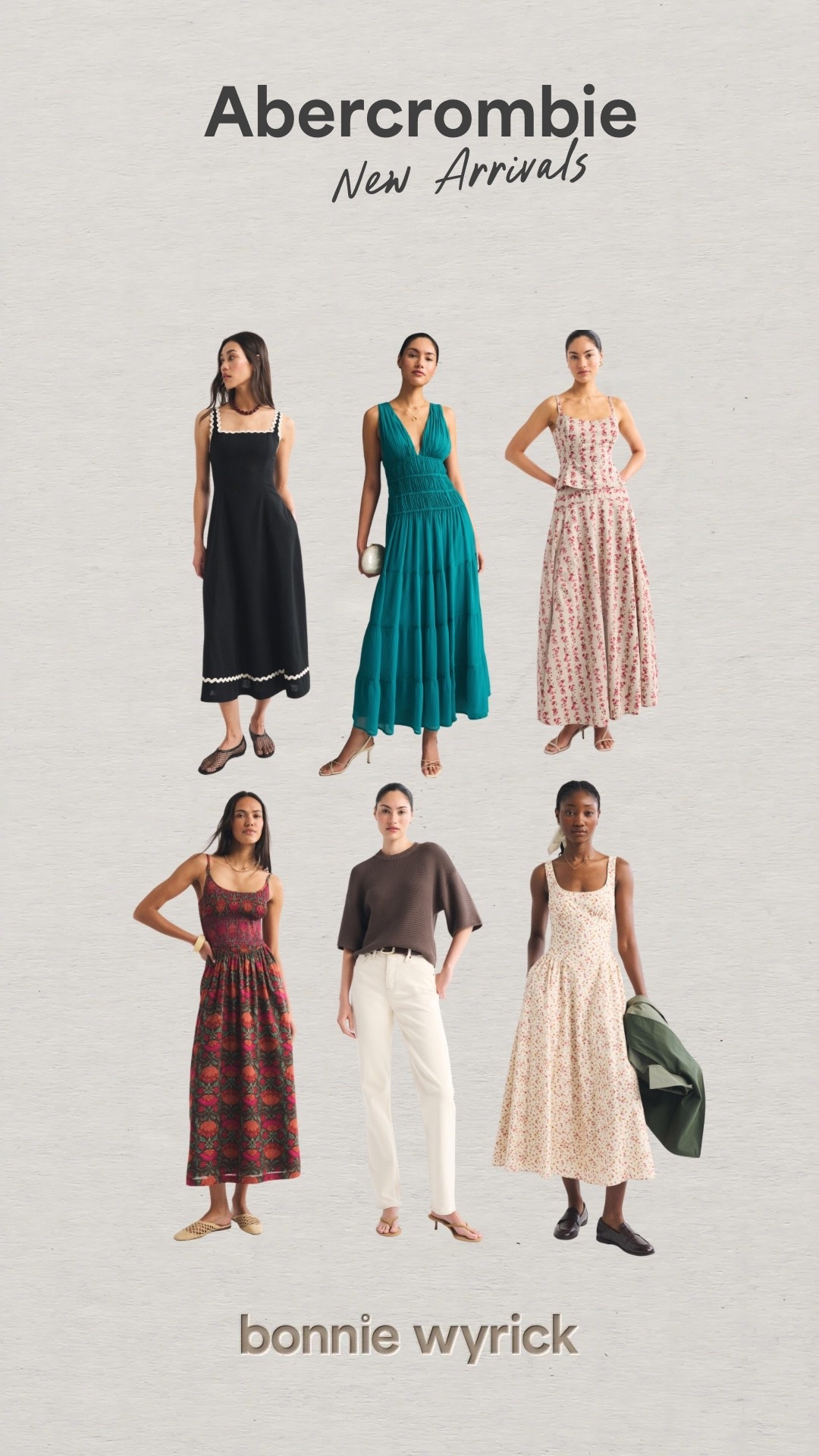 Shopping the latest @abercrombie arrivals for their summer sale! 

midsize fashion inspo, outfit inspo, summer dresses