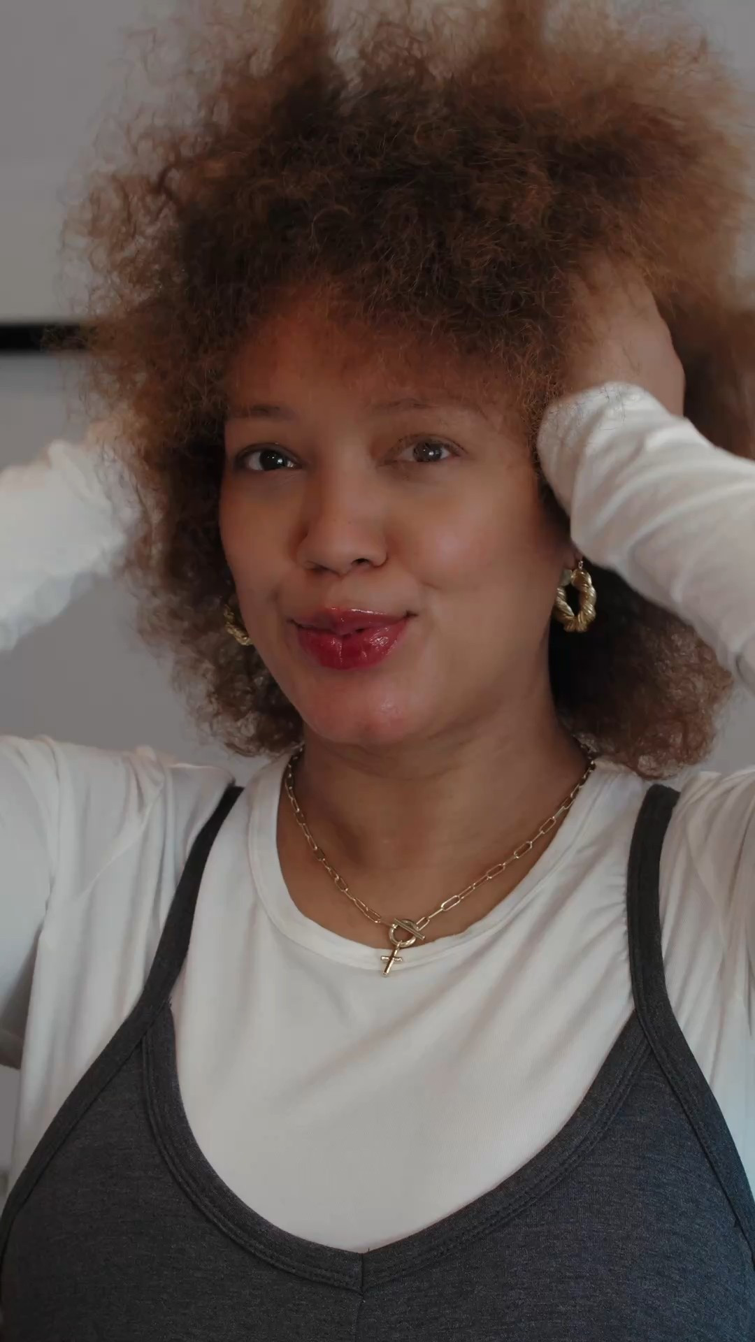 Night out featuring products: V Part Ombre Wig from Amazon, Shark beauty Flex Style, BabyLiss Pro Flat Iron,  Dazzle Dry Nail Polish, Kosas Make Up  

#LTKBeauty