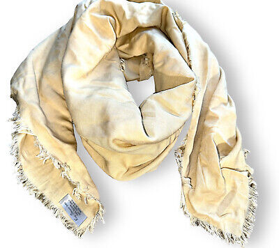 Ray Strauss Scarf Boho Cream Classic 1960s Vintage Retro Square Head Scarf  | eBay | eBay US