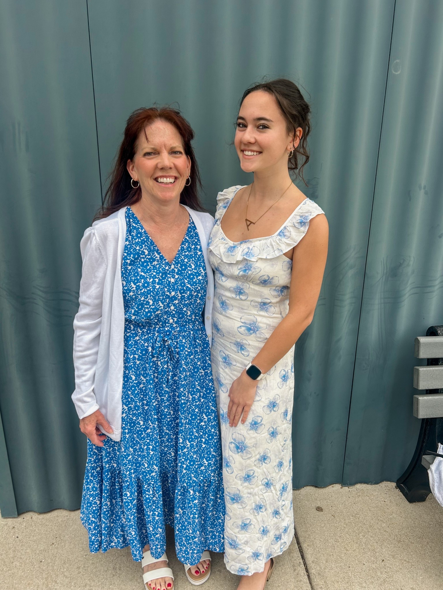 Blue floral Easter dress 🦋🐣