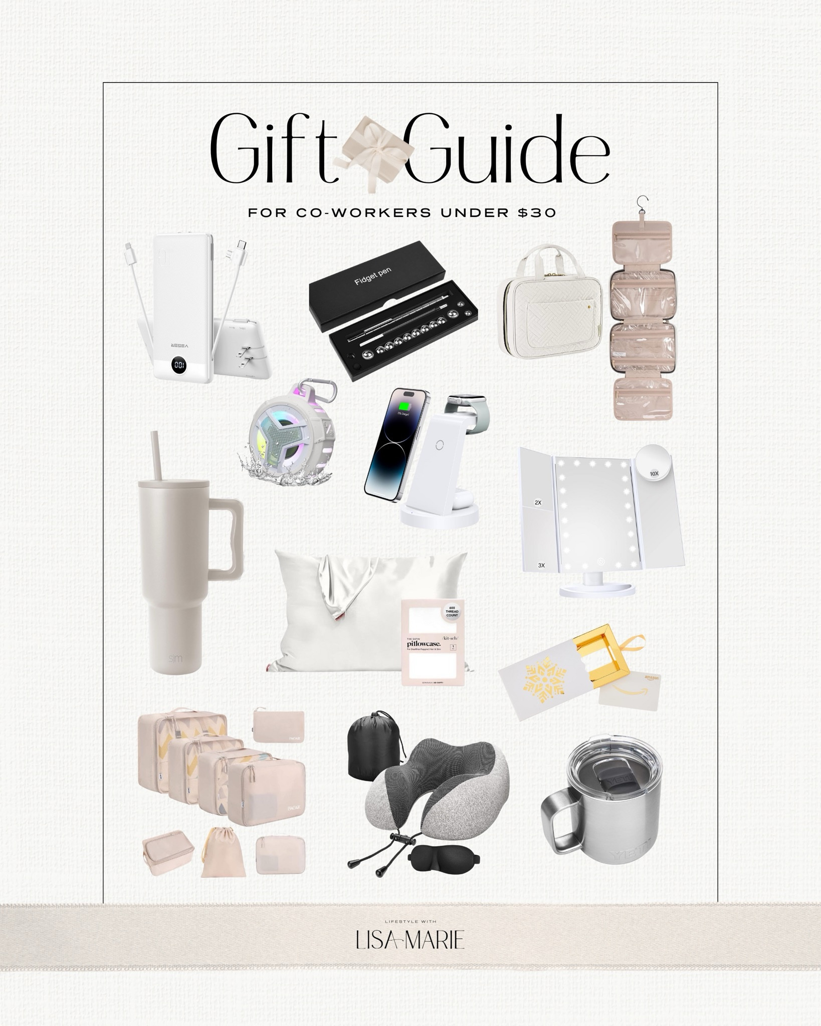 Coworker gift guide. Amazon gifts under $30. Boss and employee Christmas present 

#LTKGiftGuide #LTKHoliday #LTKFindsUnder50