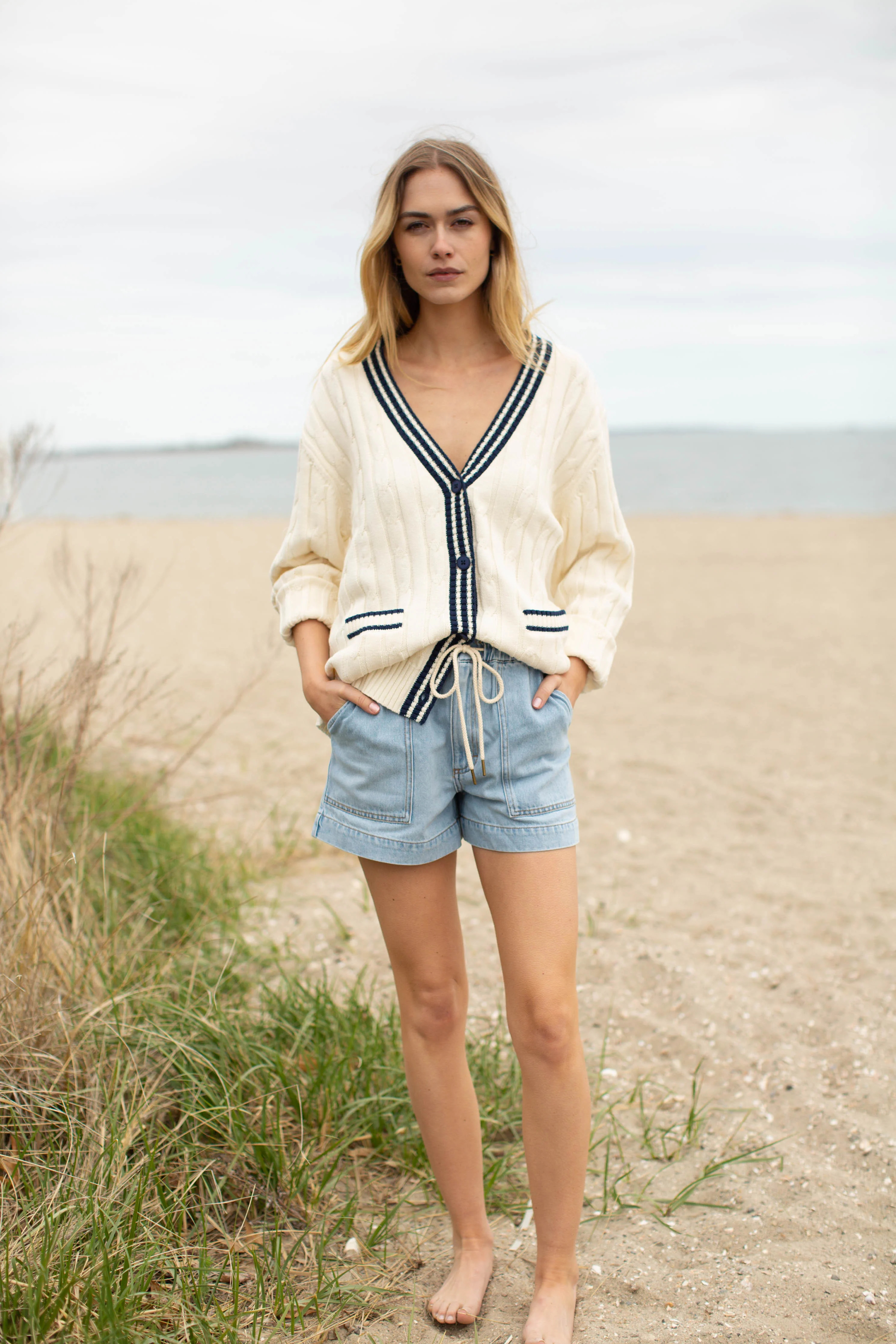 Denim Shorts - Pale Wash | Marea