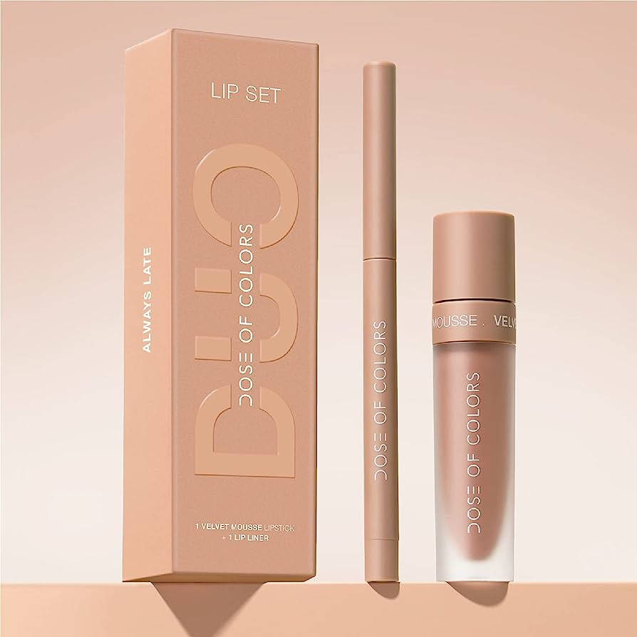 Dose of Colors Lip Set Duos (Always Late) | Amazon (US)