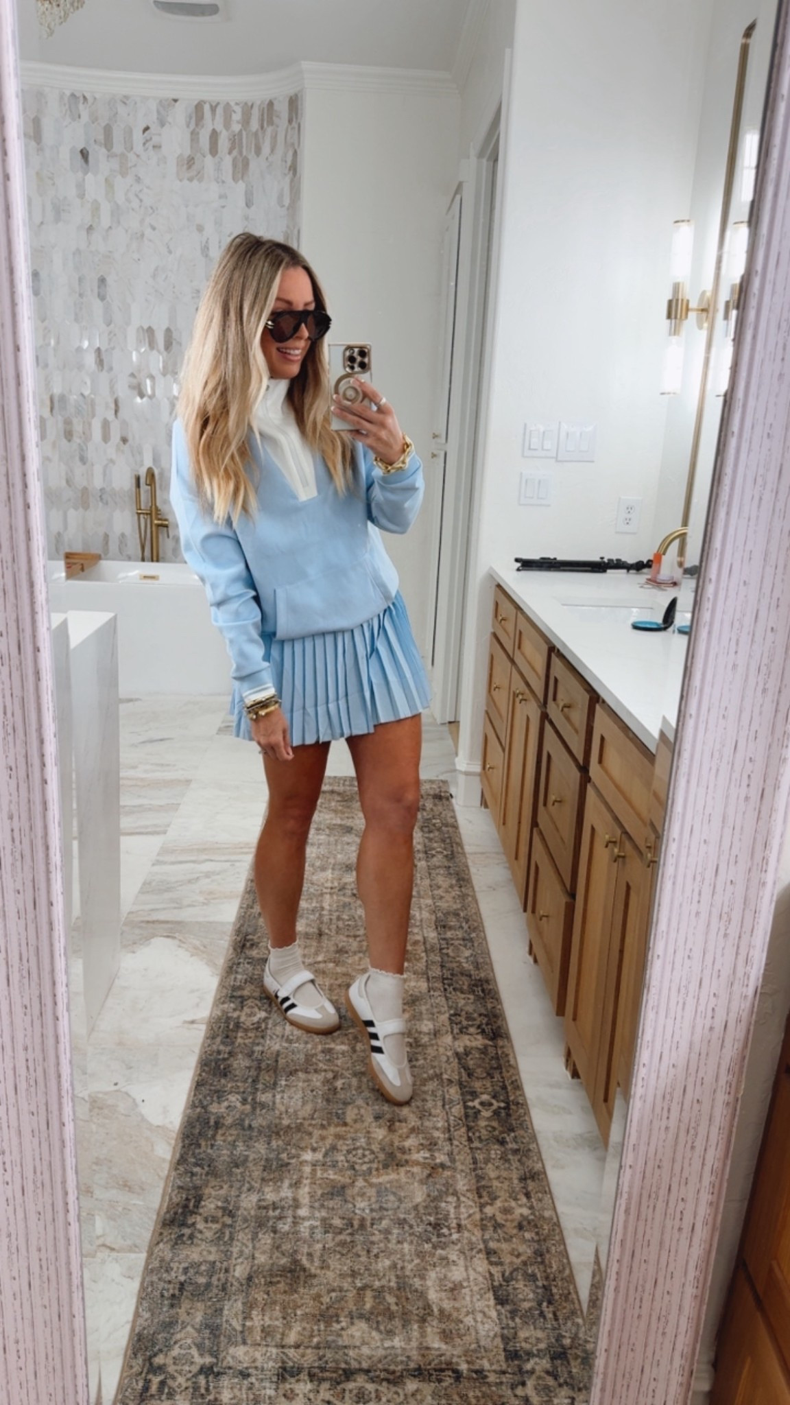 Tennis outfit. Pickleball. Masters. 2 piece set. Mother’s Day. Sized up to a large in this leopard lightweight water resistant, wind resistant & UV protection pullover that has a hood. Rainy day outfit. Spring outfits 2026. Sports outfit. Spring outfits 2026. Spring fashion. Easter. Jumpsuit. Romper. Memorial Day weekend. GRWM. Sports mom outfit 

Comment SHOP below to receive a DM with the link to this post on my LTK ⬇ https://liketk.it/66mrg



#LTKMothersDay #LTKSaleAlert #LTKWorkwear