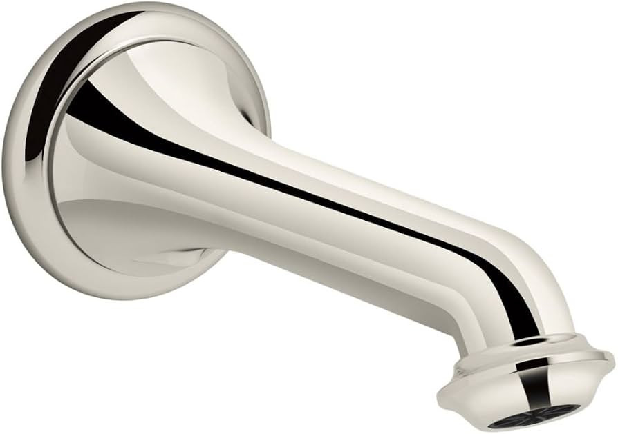 Kohler K-72792-SN Artifacts Wall-mount bath spout with turned design, Less Handles, Vibrant Polis... | Amazon (US)