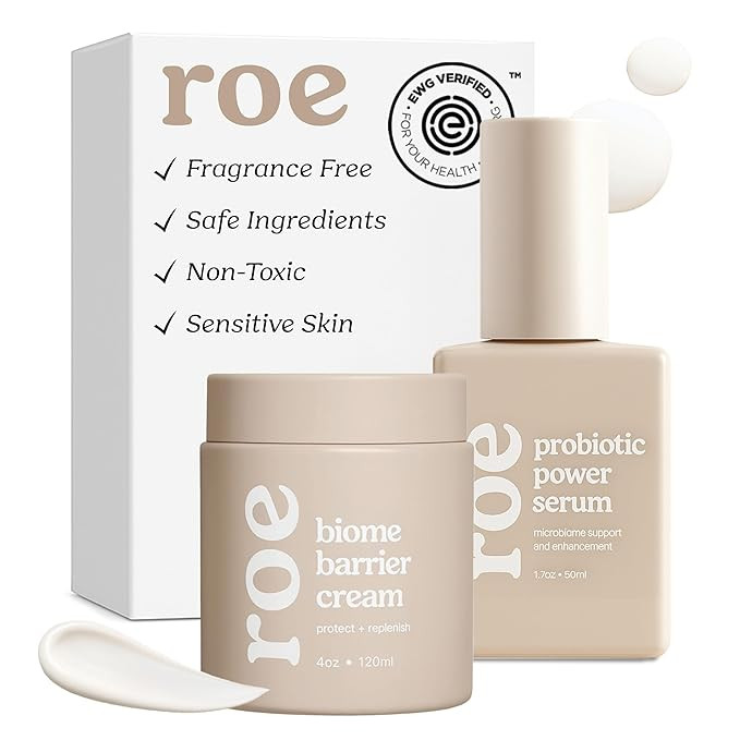 Roe Wellness Baby Cream & Baby Serum Power Pair Biome Barrier | For All Skin & Ages | Hydrating B... | Amazon (US)