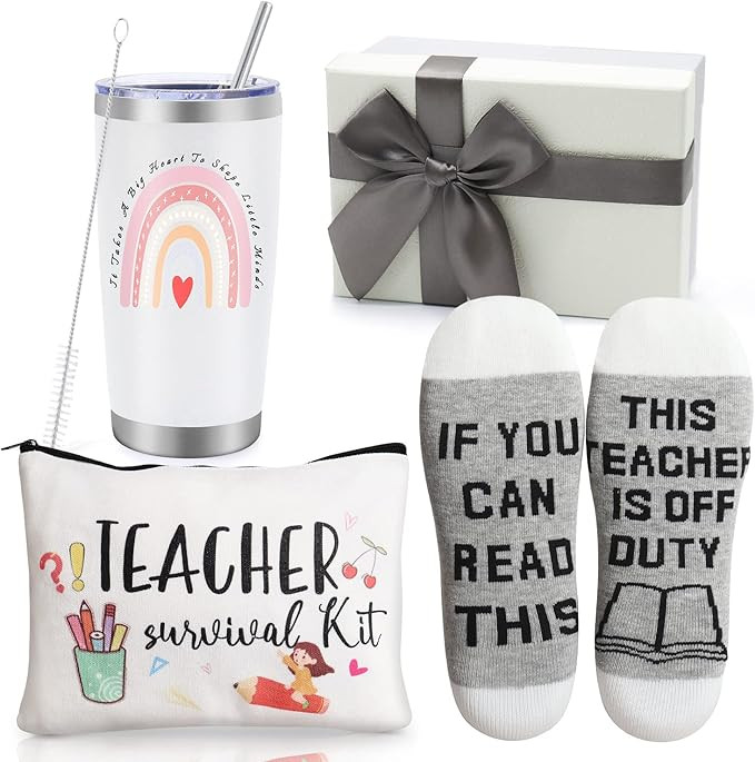 Best Teacher Appreciation Gifts,20 OZ Insulated Tumbler for Women Teacher,Unique Gift Ideas from ... | Amazon (US)