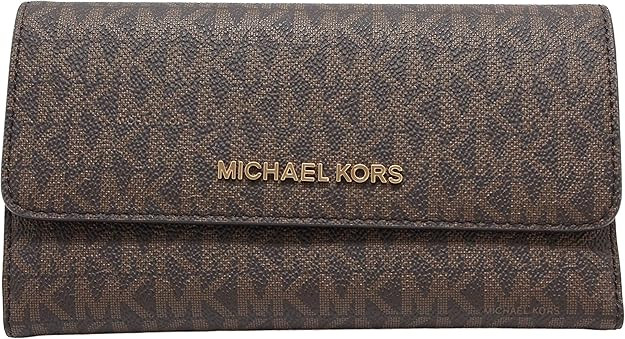 Michael Kors Women's Jet Set Travel Large Trifold Wallet | Amazon (US)