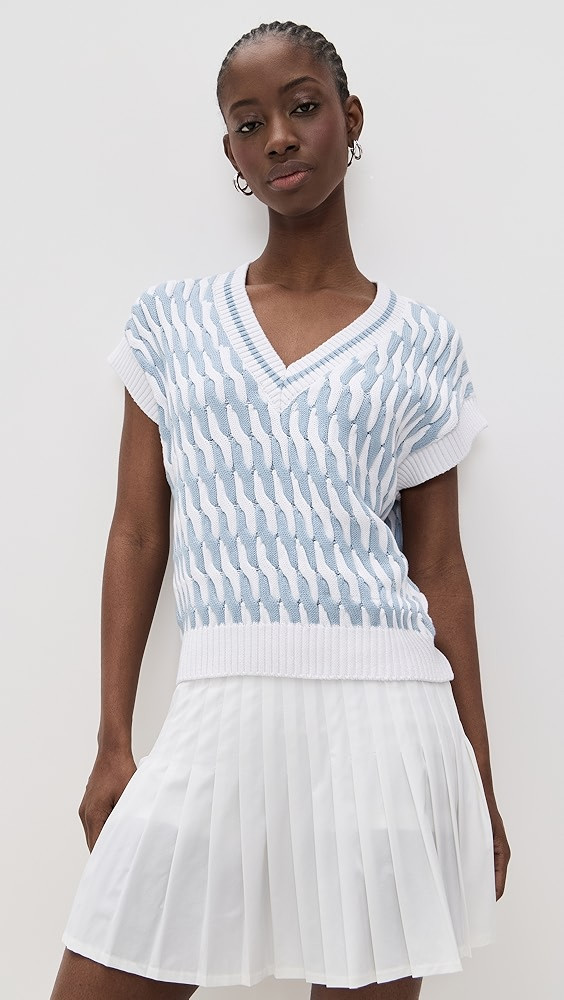 Varley Alfie Cable Knit Vest | Shopbop | Shopbop