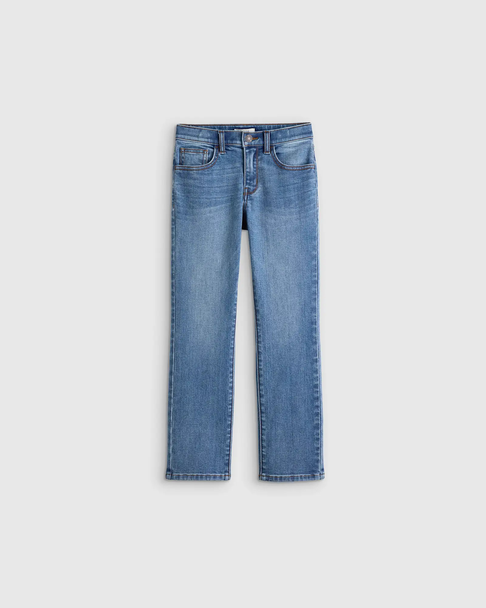 Boys Stretch Straight Jeans - Kid in Medium Wash | Quince