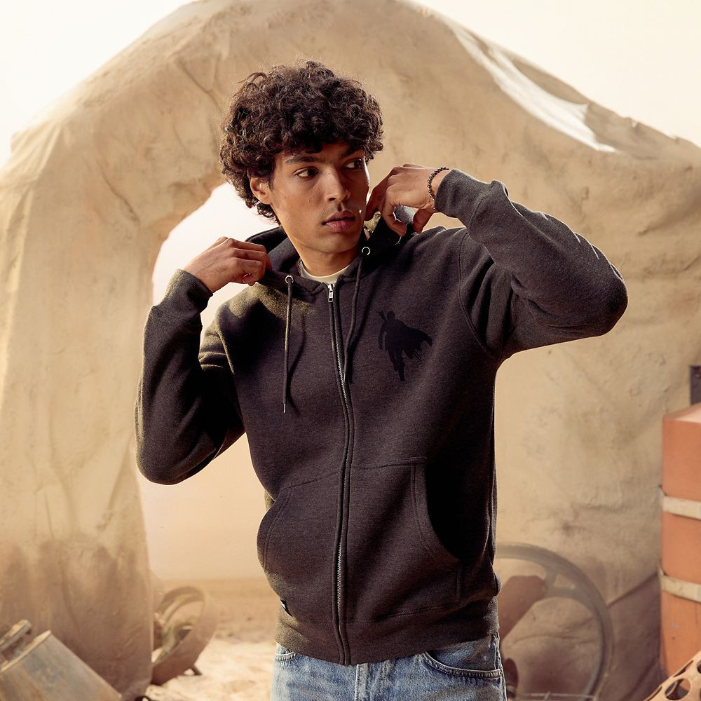 The Mandalorian and Grogu Zip Hoodie for Adults – Star Wars | Disney Store
