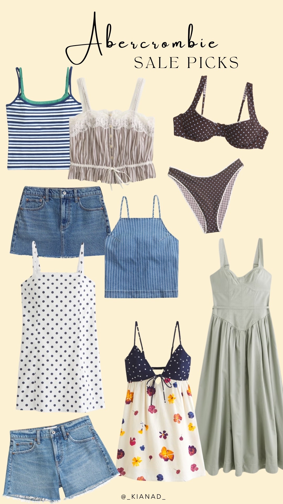 So many cute finds from Abercrombie for spring and summer! 