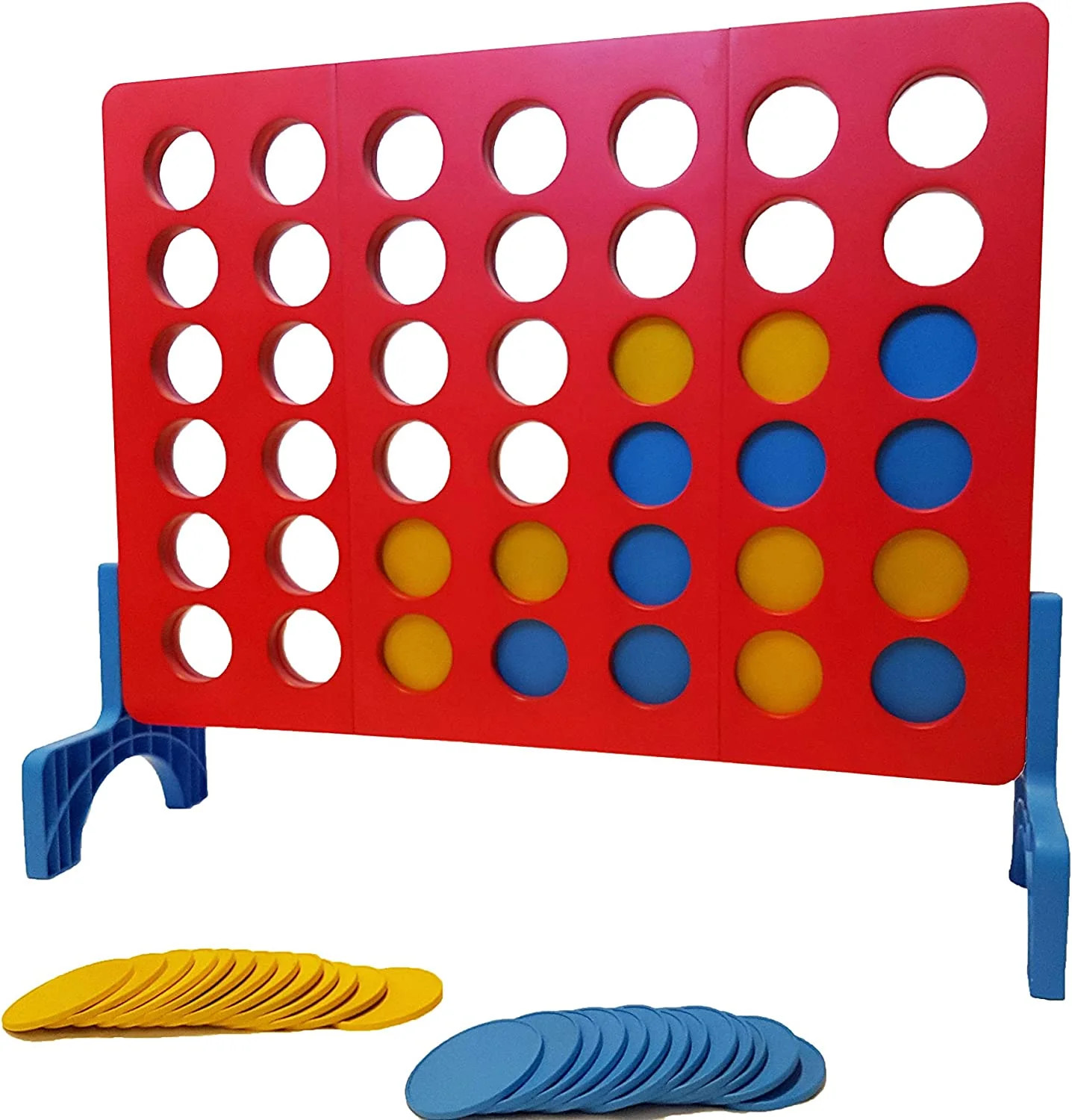 Bolaball Giant 4 in-A-Row Outdoor Yard Game with Carrying Case and 42 Plastic Coins. - Walmart.co... | Walmart (US)