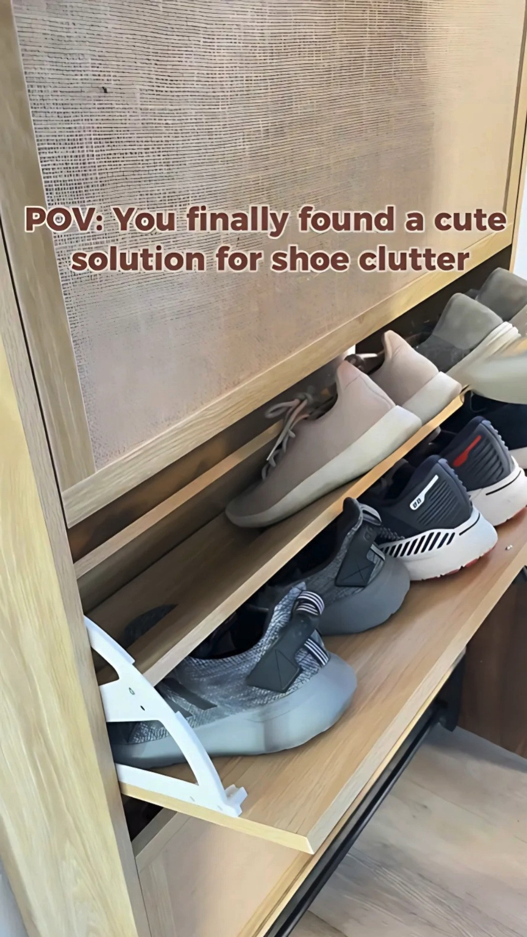 Organizing our shoes with this cutesy shoe organizer.
#amazonfinds #shoeorganizer #minimalist  

 #LTKWatchNow #LTKHome #LTKSaleAlert